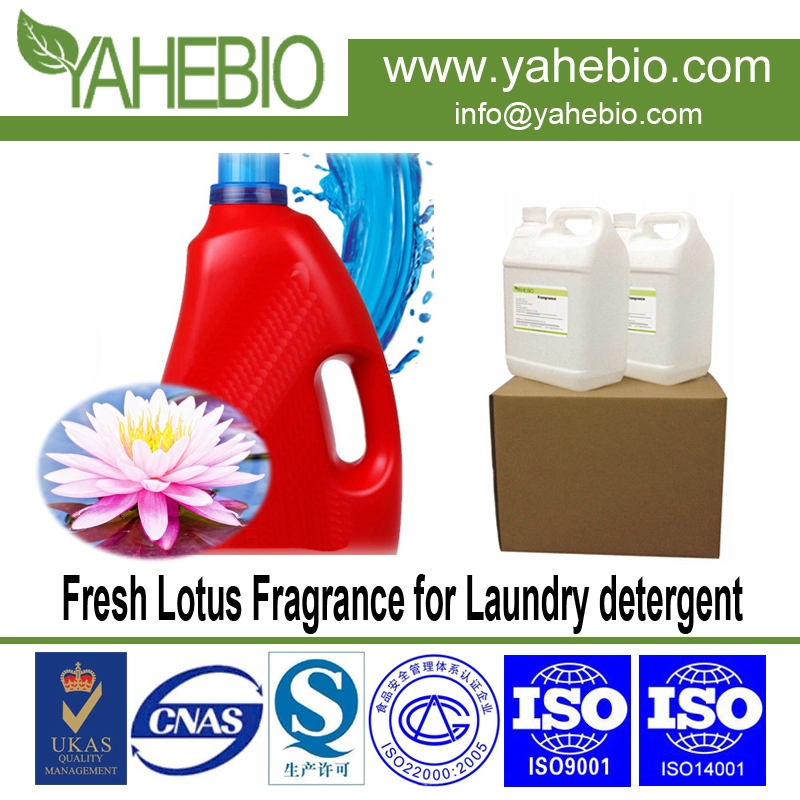 Fragrância de lótus fresco para detergente de lavanderia