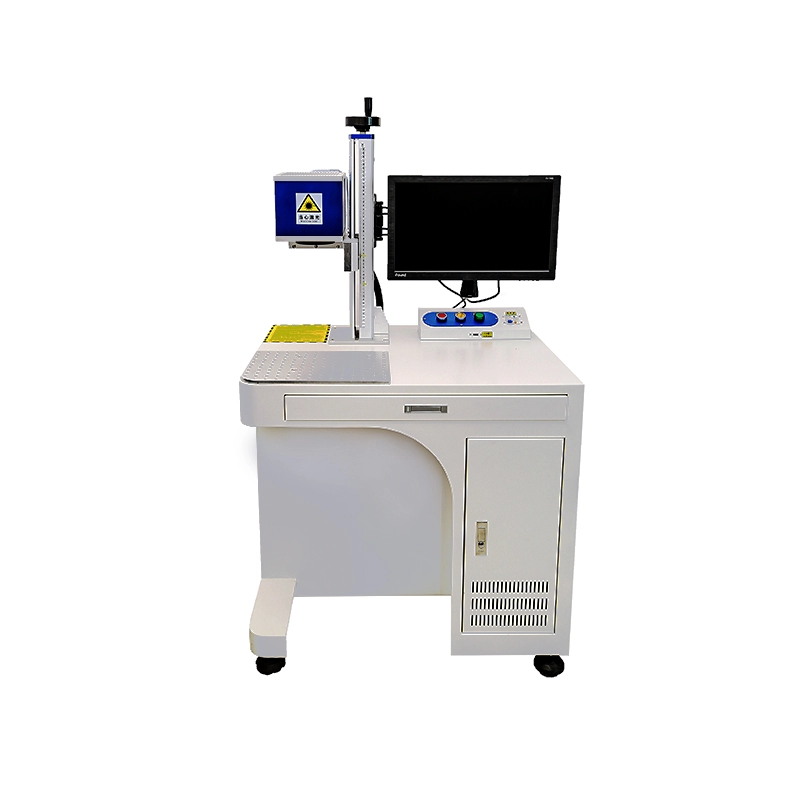 Máquina de marcação a laser RF CO2 20W 30W 50W para desktop para couro acrílico