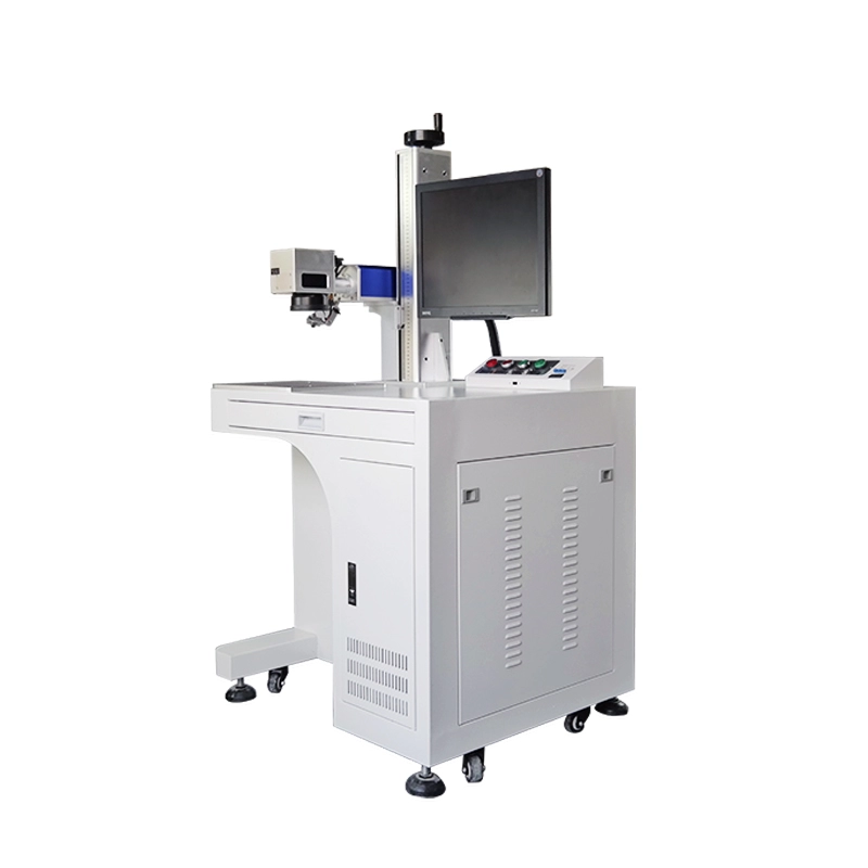 Máquinas de marcação a laser de fibra de metal de mesa de 20 W