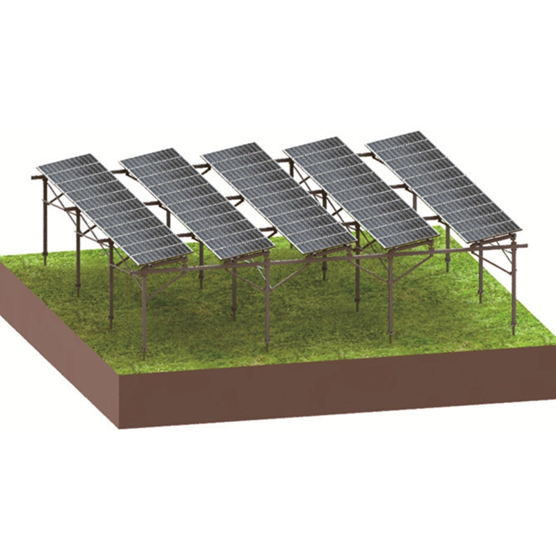 Sistema de montagem solar fotovoltaica terrestre agrícola