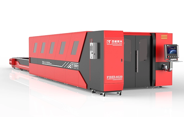 Máquina de corte a laser de fibra 3KW 6KW com mesa de transporte 6000*2000mm
