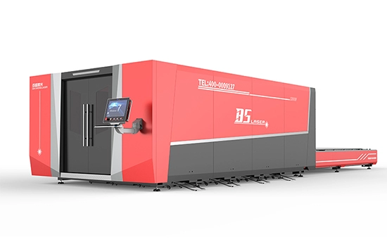 Máquina a laser de corte de fibra de alta potência 12kw com tampa segura para trocador de paletes