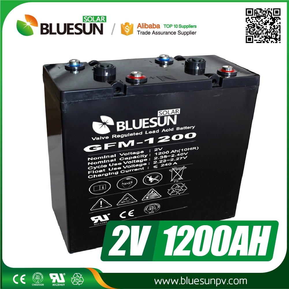 2V 1200AH recarregável c baterias 4 pack