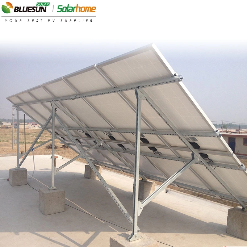 Sistema de suporte de painéis solares montados no solo