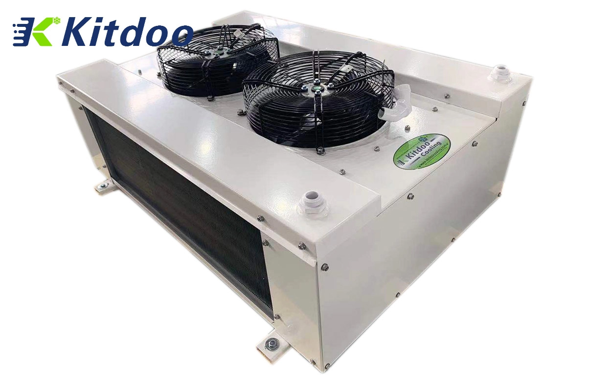 Evaporadores de ventilador de lado duplo de alta temperatura da série DL