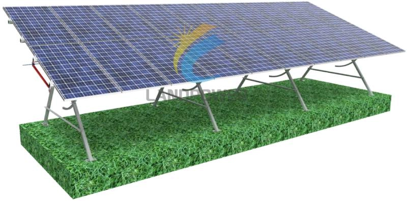 Montagem no solo solar ajustável em ângulo