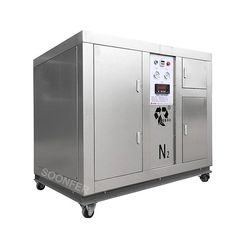 Máquina automática de gás nitrogênio para enchimento de alimentos líquidos pequenos