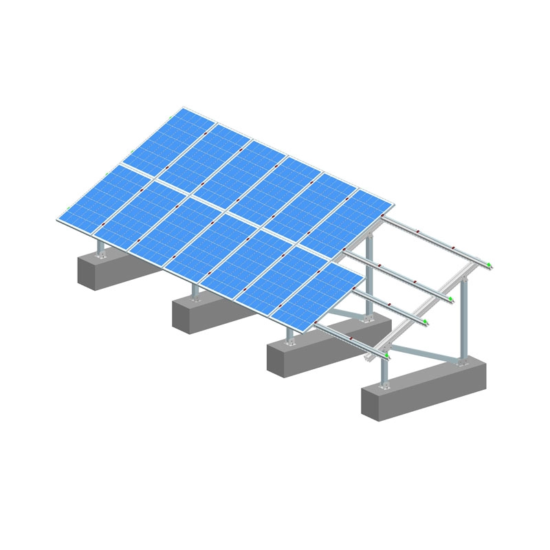 Sistema Solar de Montagem no Solo de Alumínio