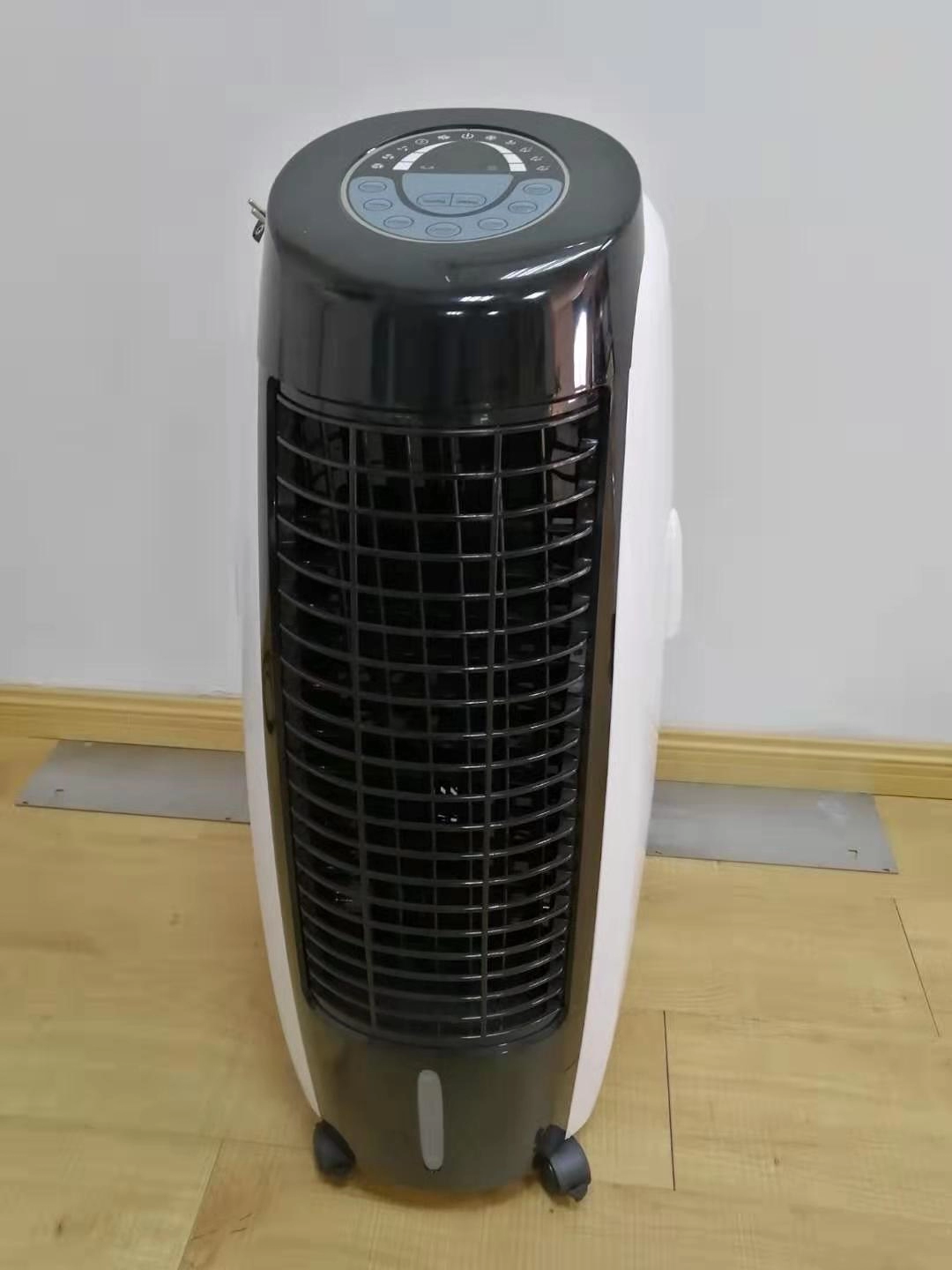 Resfriador de ar evaporativo portátil com controle remoto por toque de escritório para sala interna