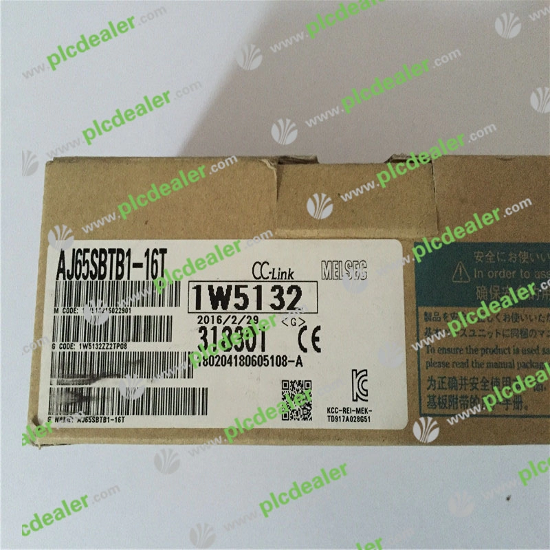 MITSUBISHI AJ65SBTB1-16T E/S CC-LINK para controlador lógico programável, módulo PLC