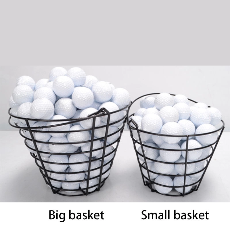 Cesta de golfe pequena com capacidade para 50 bolas de golfe