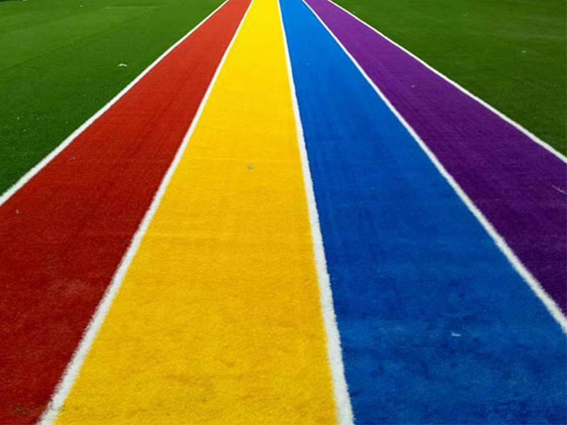 Flor do arco-íris planta para piso de academia grama artificial