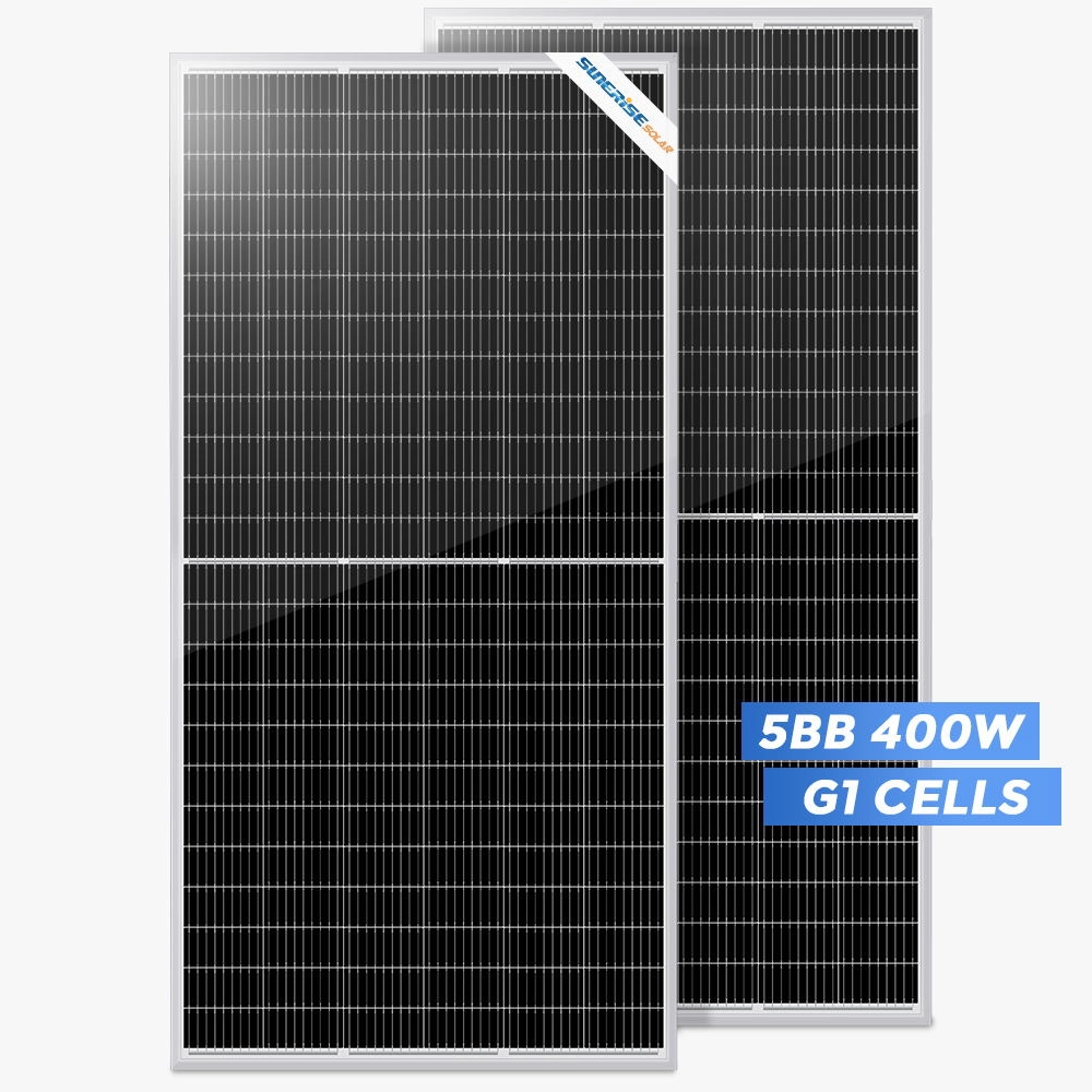Painéis solares mono PERC meio corte de 400 watts para venda