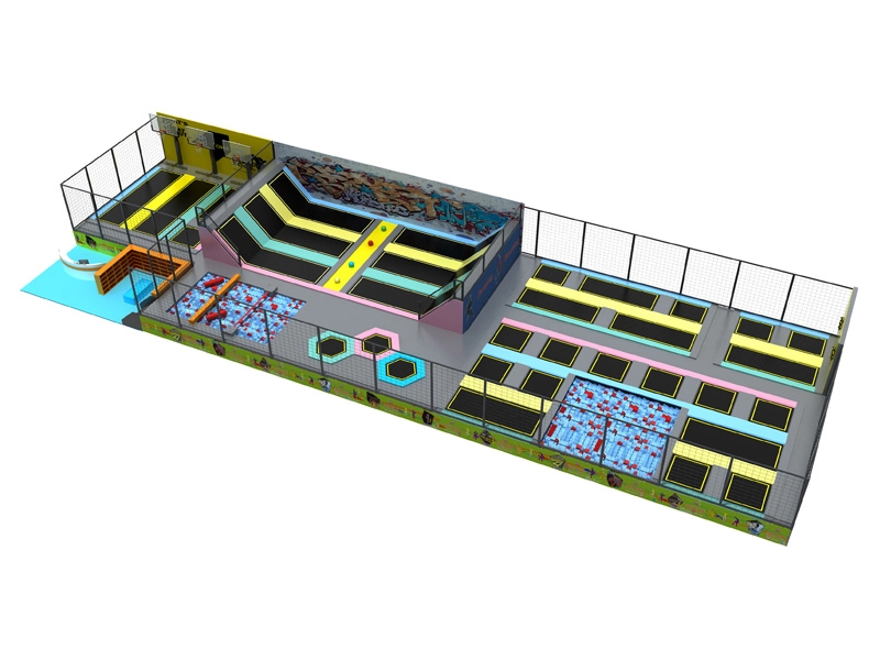 Plano de negócios de playground indoor Bounce Trampolim Park