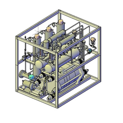 Gerador de hidrogênio externo de 250 m³ (eletrolisador de produção de hidrogênio)