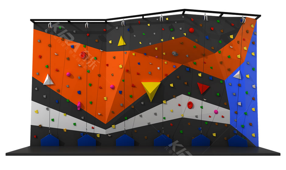 rock climbing wall