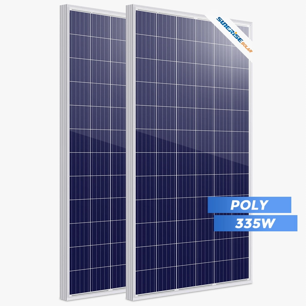 Especificações do painel solar poli de 335 watts de 72 células