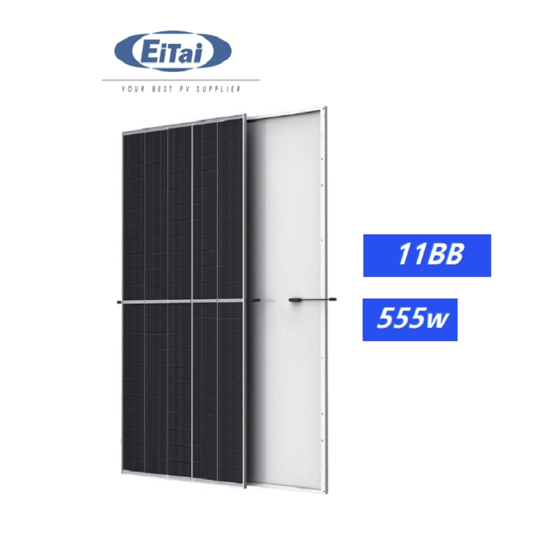 Painéis Fotovoltaicos EITAI PERC 530W Half Cut 555W Painel Solar
