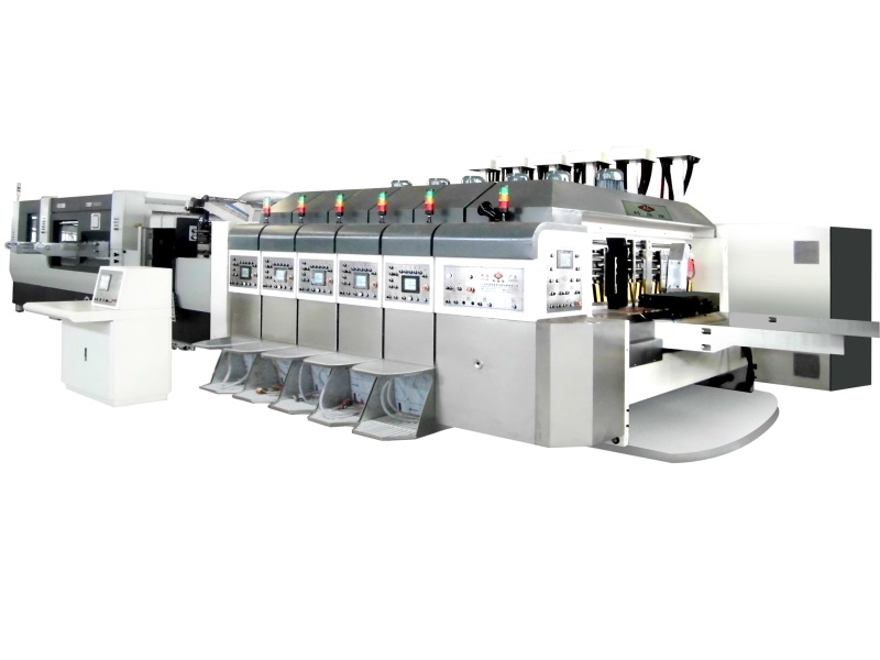 Máquina de impressão de caixas de papelão ondulado KL multicoloridas