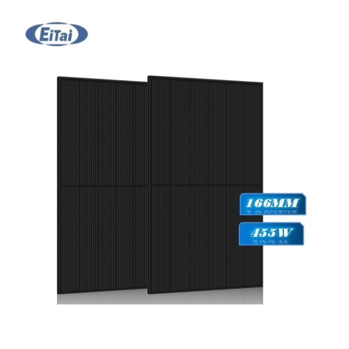 Painel solar módulo fotovoltaico EITAI 166mm meio corte 445W 450W 455W