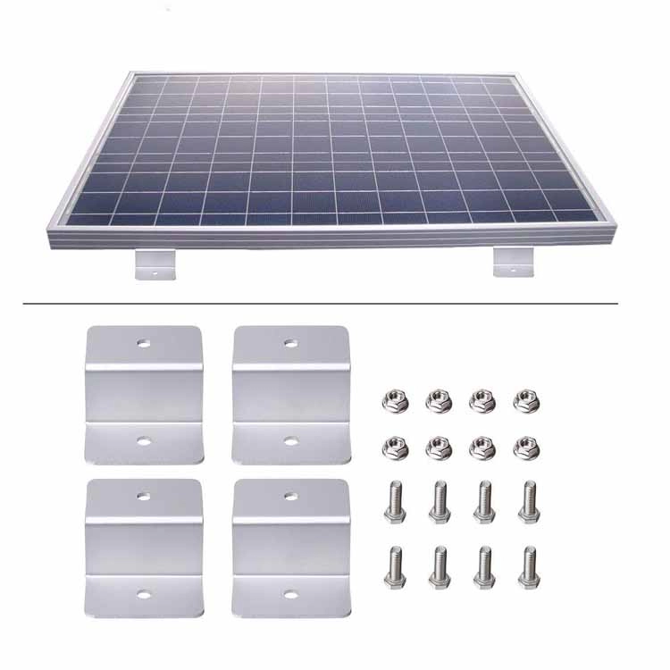 Suporte de montagem de painel solar Z de alta qualidade para trailer, barco, telhado