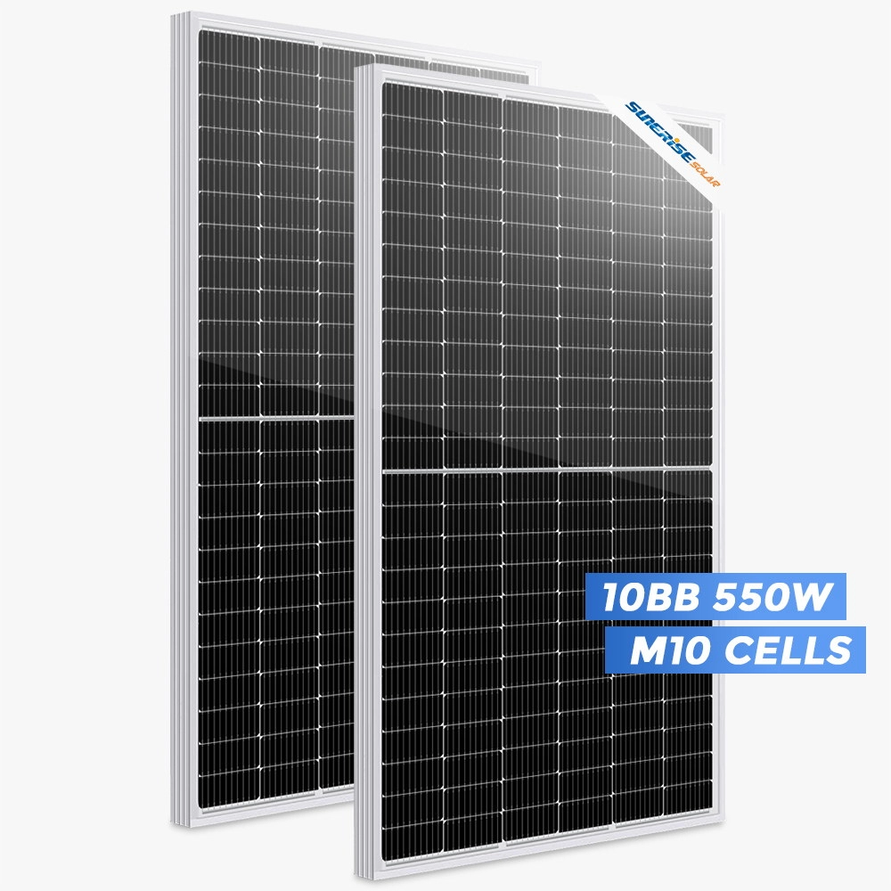 144 painel solar mono de 550 watts de meio corte com melhor preço