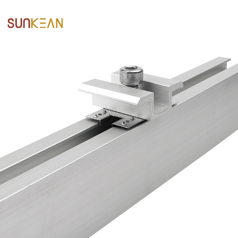 Clipe de aterramento de aço inoxidável do sistema de montagem de componentes solares