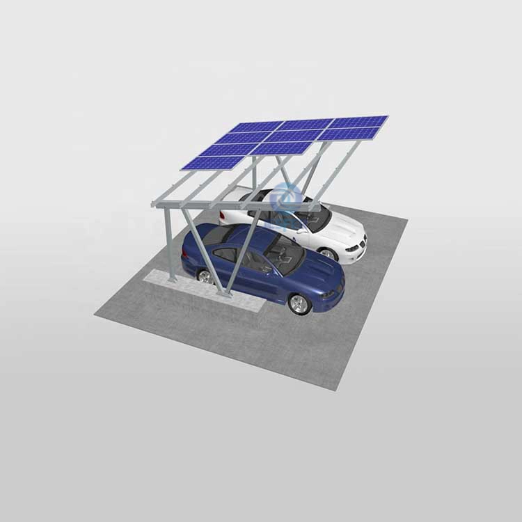 Estrutura de alumínio solar para garagem para uso doméstico