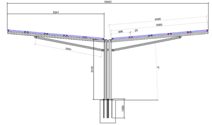 Carport Solar Structure