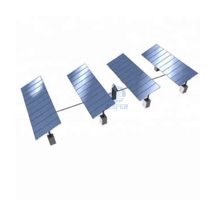 Rastreador de energia solar de eixo único horizontal de 10KW