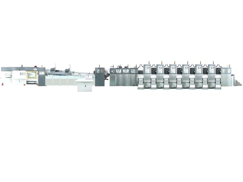 Máquina de impressão automática para fabricação de caixas de papelão ondulado Keshenglong KL