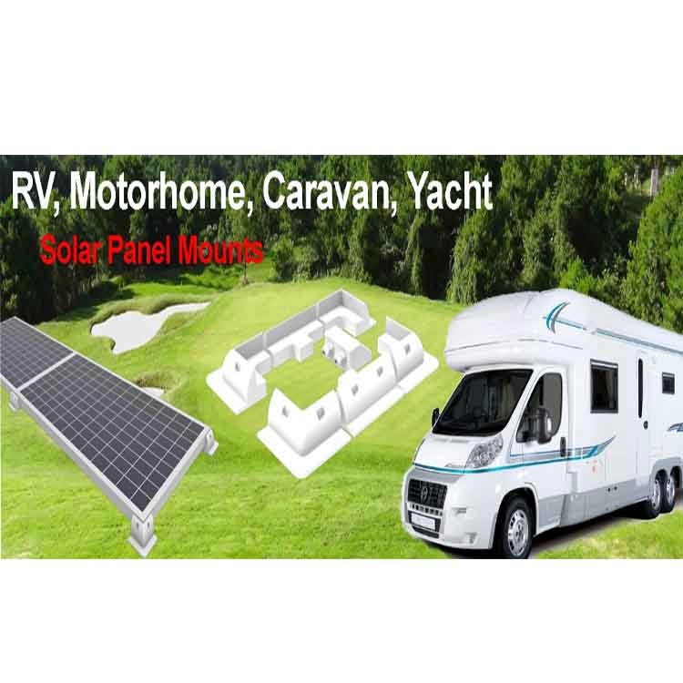 Spoiler longo de montagem em painel solar de plástico ABS para RV/Caravan ABS 530mm de comprimento