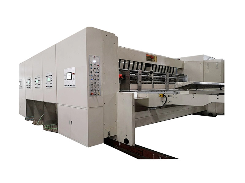 Máquina entalhadeira para impressão de caixas flexográficas e de papelão ondulado
