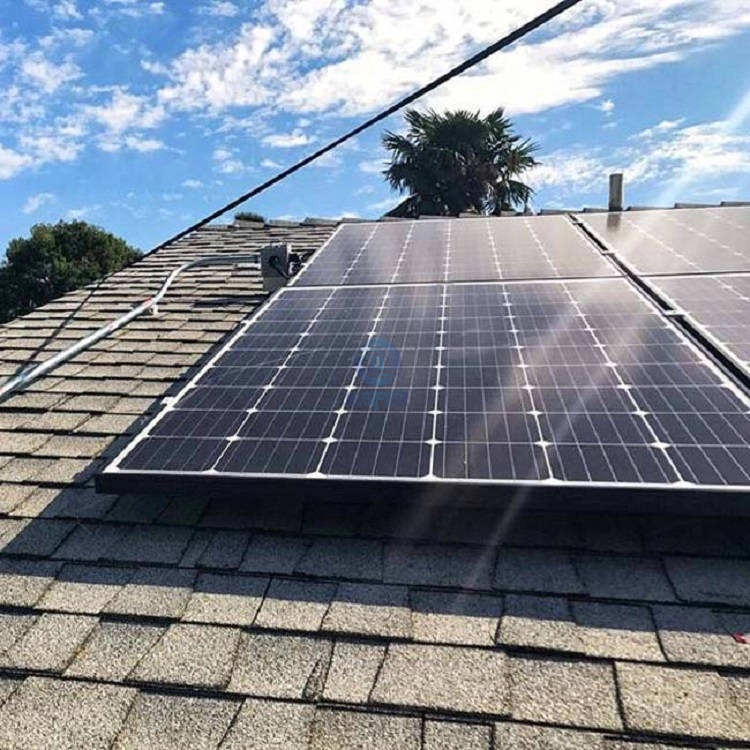 Sistema de suporte de painel solar de telhado de telhas de asfalto à prova d'água