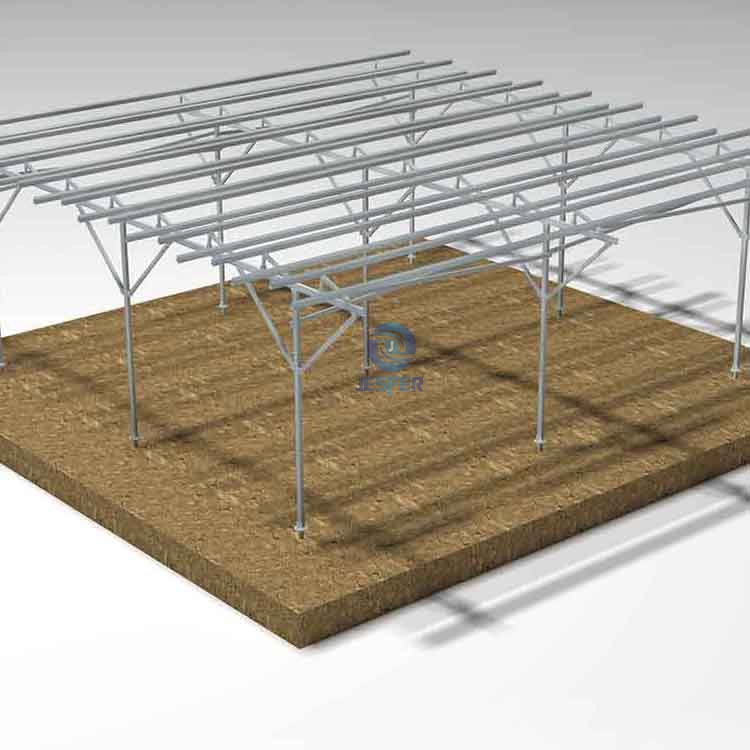 Estrutura de montagem no solo de energia solar fotovoltaica para agricultura