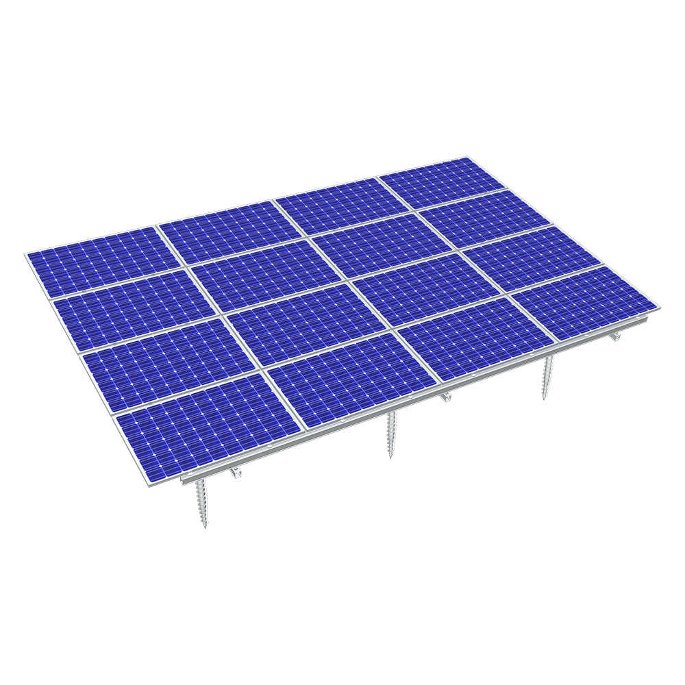 Base de Concreto Suporte Básico de Montagem no Solo Sistema de Usina Elétrica de Energia Solar