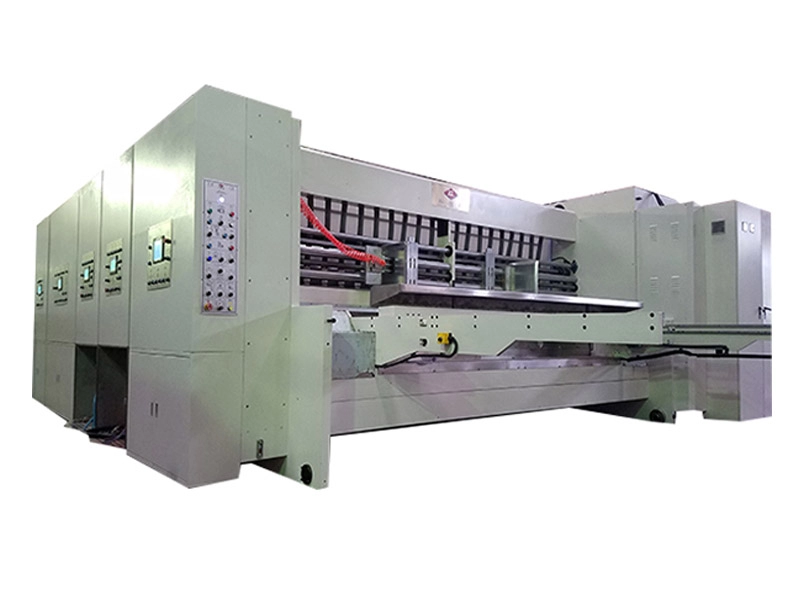 Máquina de corte e vinco para impressão flexográfica de caixa ondulada totalmente automática