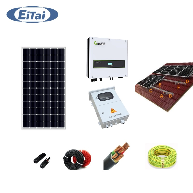 Sistema de energia solar residencial EITAI 5KW