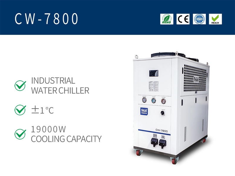 Refrigeradores de água industriais CW-7800 19000W capacidade de refrigeração