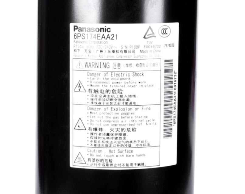 Compressores domésticos herméticos de ar condicionado rotativo Panasonic de 15000 BTU