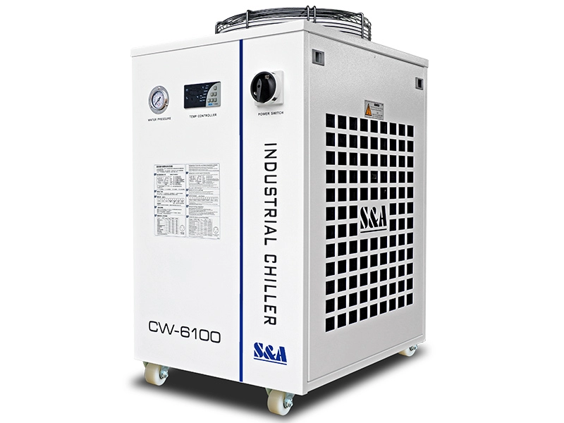 Sistemas de refrigeração de água industrial CW-6100 capacidade de refrigeração 4200W 2 anos de garantia