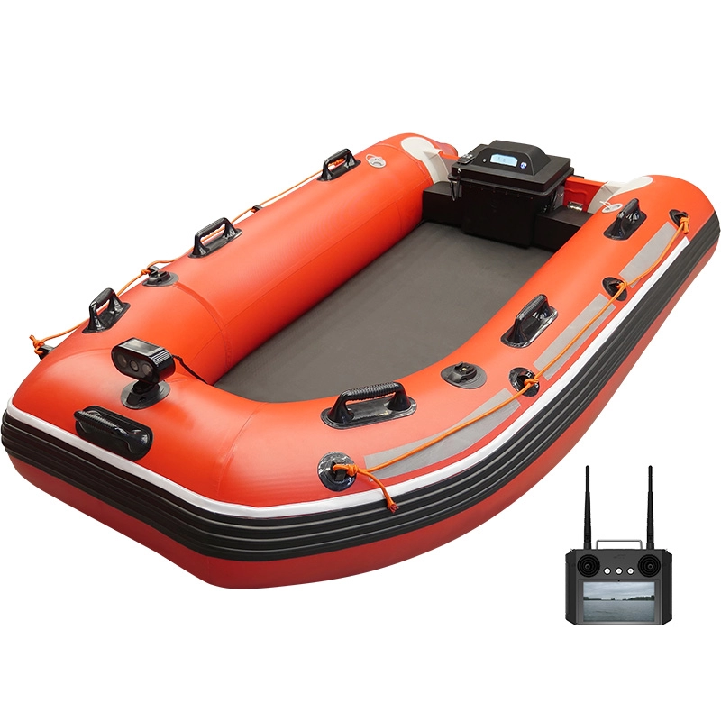 Barco de resgate aquático inflável não tripulado com controle remoto T1