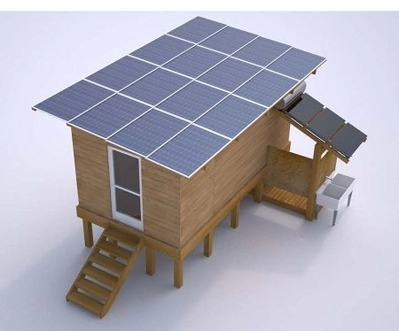 Kit de sistema de energia de energia de painel solar fotovoltaico de 4kw para uso doméstico fora da rede