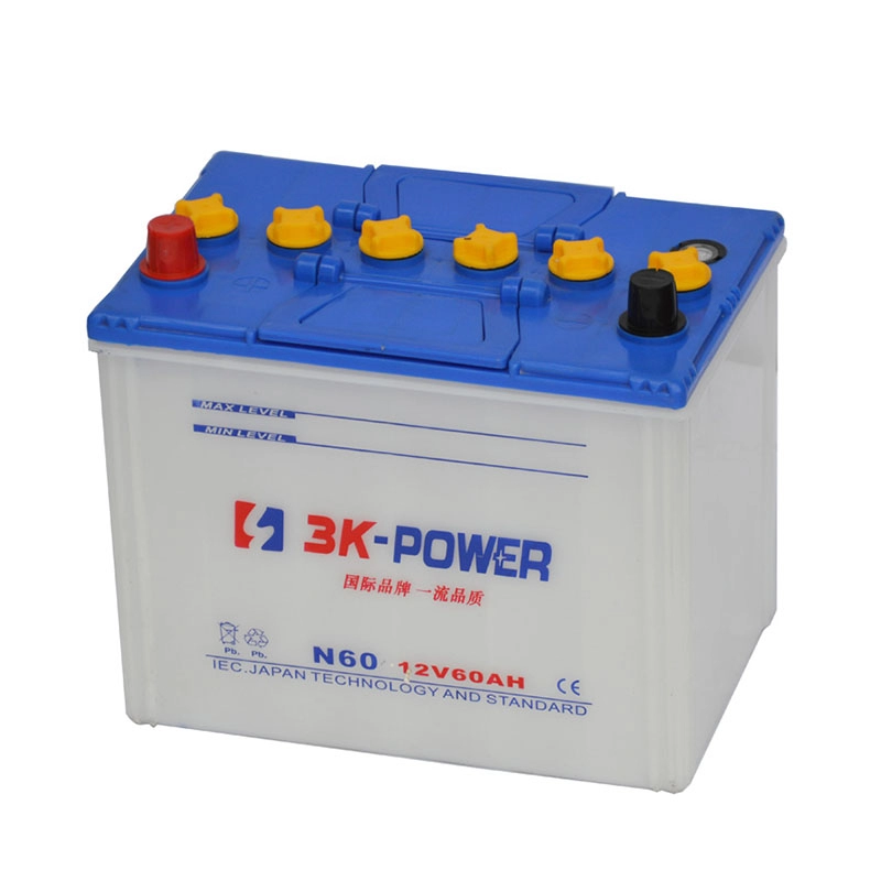 Bateria automotiva de chumbo ácido DIN 12V60ah com carga seca