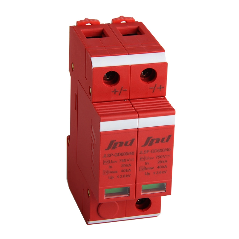 Jinli 2poles dc dispositivo de proteção contra surtos solar spd 600V