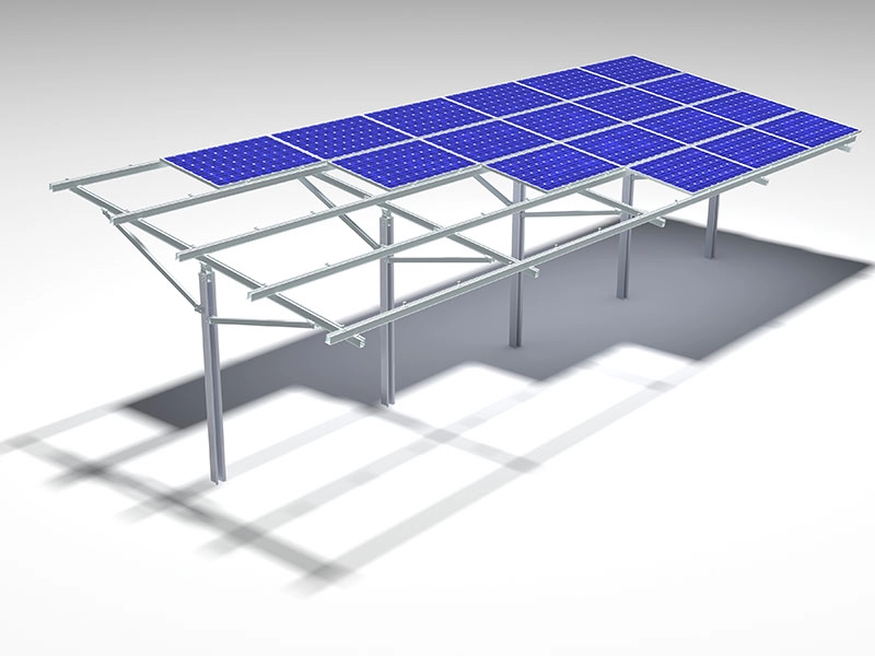 Sistemas solares fotovoltaicos montados no solo