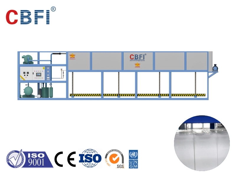 CBFI 15 toneladas por 24h Máquina Automática de Blocos de Gelo
