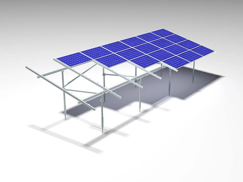 Sistemas fotovoltaicos montados no solo
