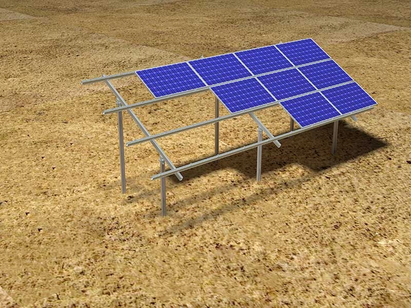Sistemas de montagem fotovoltaica à terra