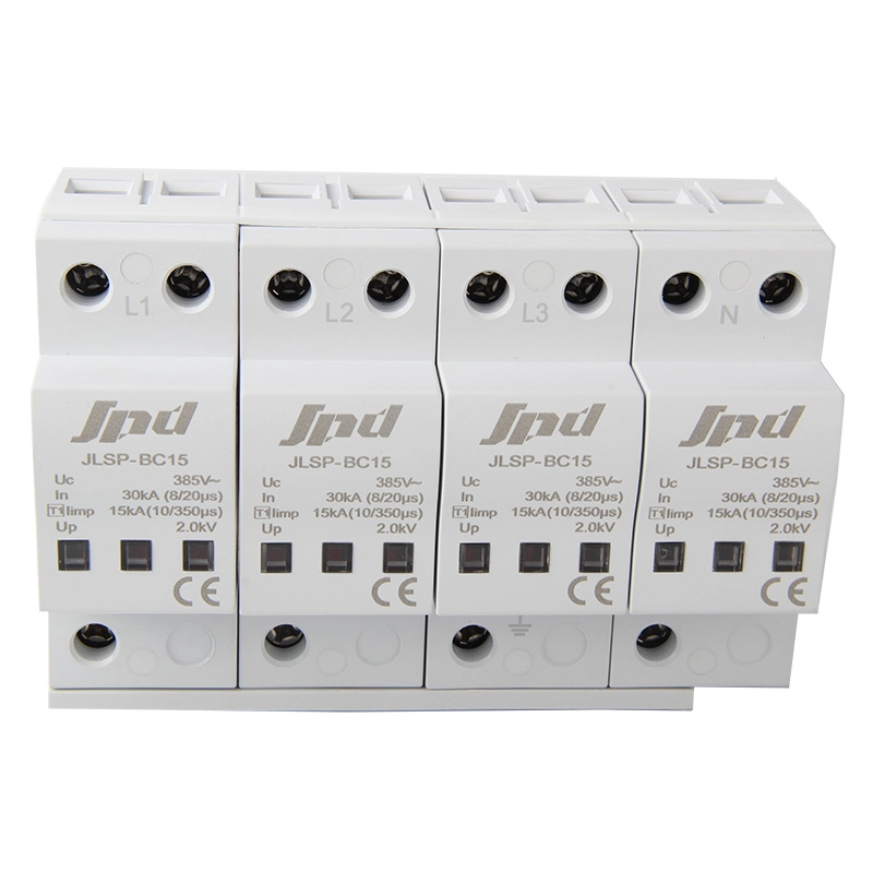 Jinli tipo 1 dispositivo protetor contra surtos ac 4poles JLSP-BC15/4P